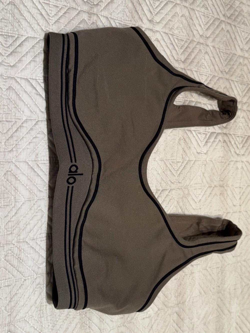 Airbrush Heart Throb Bra, Olive, ALO, S - Picture 4 of 8